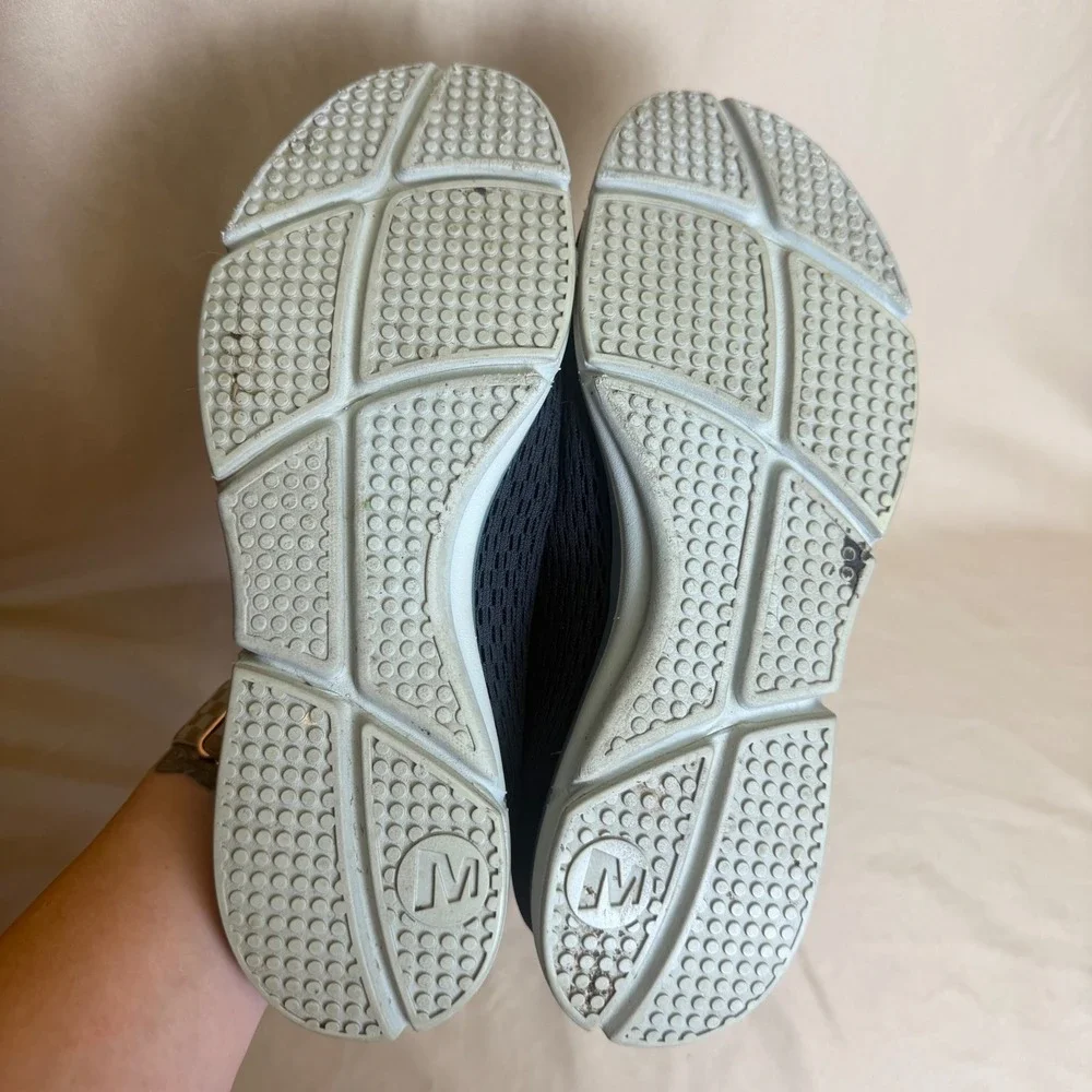 Skechers Merrell QForm2 Womens 8 Black Mesh Performance Slip On Flats J93830